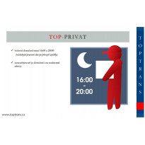 TOP-PRIVAT - (večerní doručení 16:00 - 20:00 hod.) služba možná pouze v místě depa